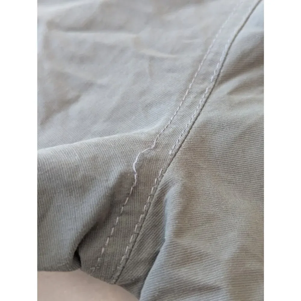 Kuhl Mountain Culture Zip Off Capri Hiking Outdoor Pants Army Green Wmns Sz 14 - Picture 10 of 12